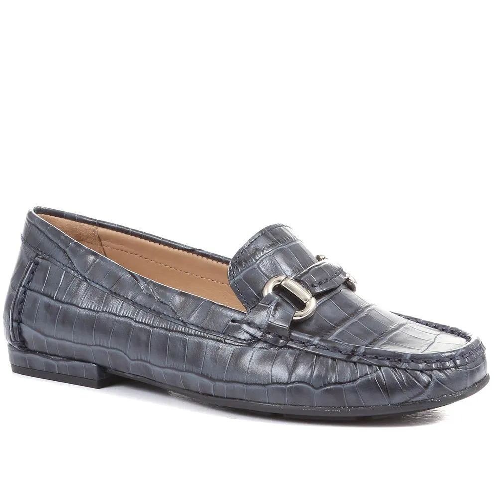 Gabriela Leather Wide Fit Loafers - GABRIELA / 321 202