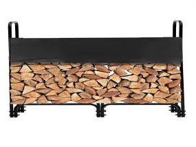 GARVEE 8.5FT Outdoor Firewood Rack with Cover, 1/2 Cord of Firewood, Heavy Duty Firewood Holder & Waterproof Cover for Fireplace, Patio, Log Storage Rack for Firewood 100in*47in*14in Outdoor Indoor