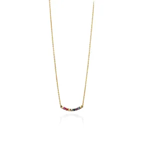 Gold Maui Rainbow Necklace