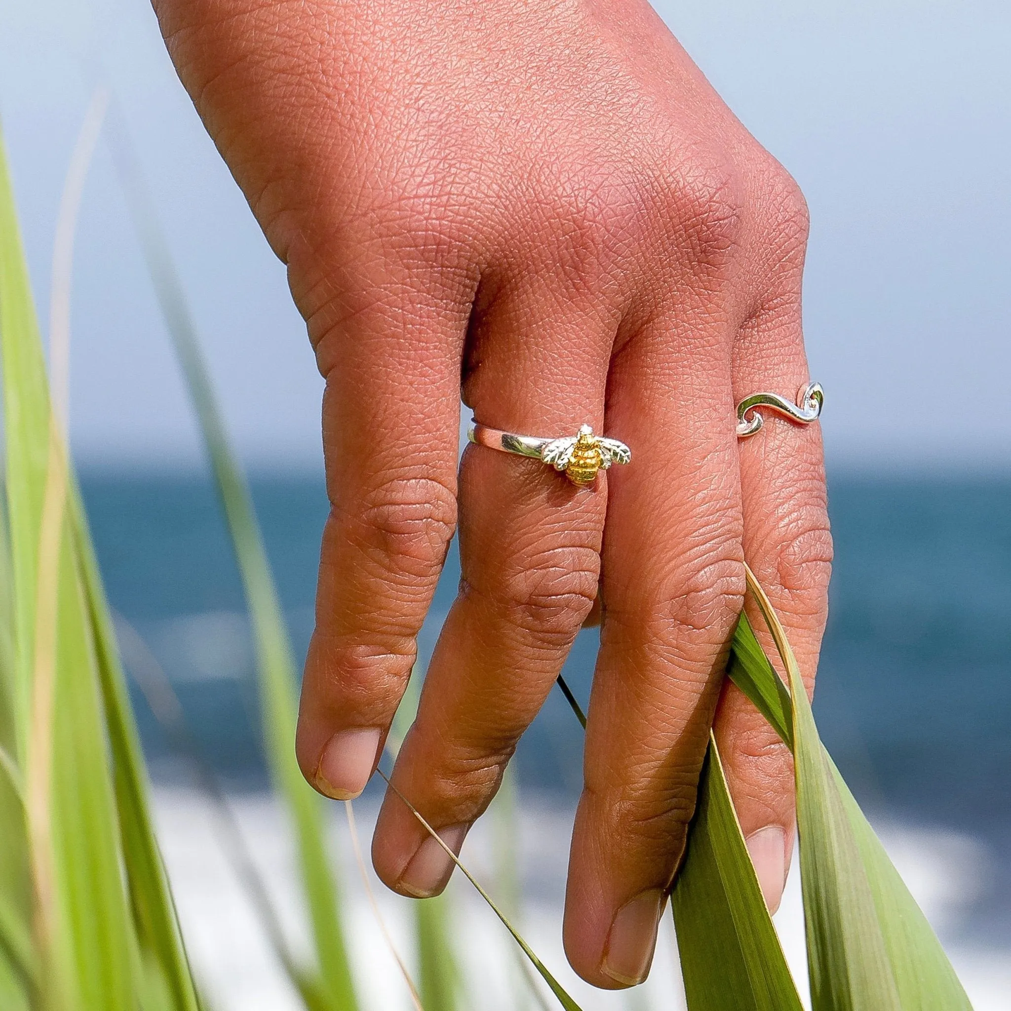 Golden Bumblebee Ring