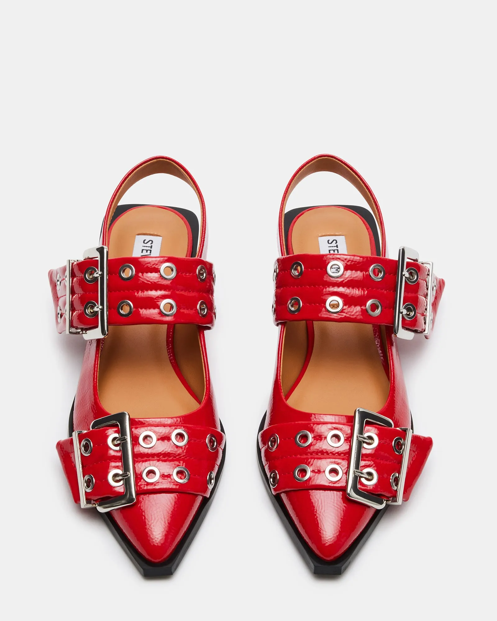 GRAYA RED PATENT