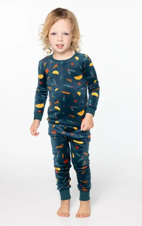 Holiday Garland Toddler Pajamas