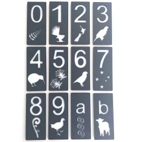 House / Letter Box Numbers - NZ Themes