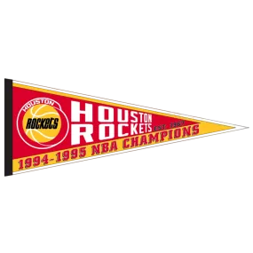 Houston Rockets Pro Specialties HWC 94-95 Champs Pennant