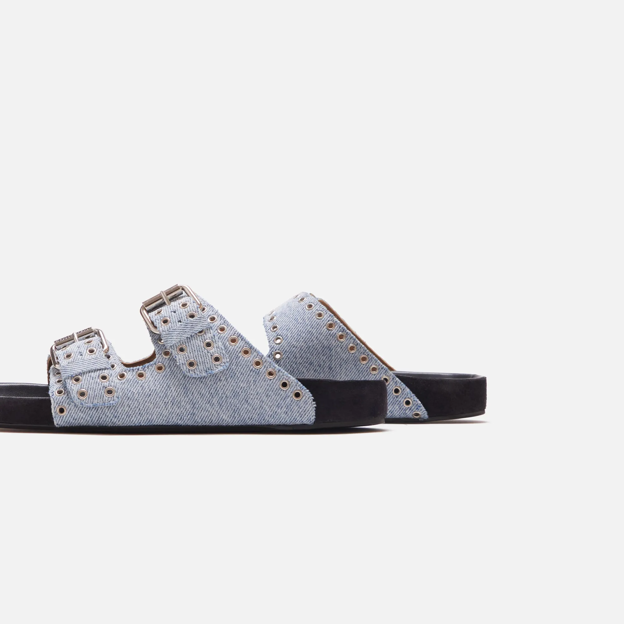 Isabel Marant Lennyo Denim Sandals - Light Blue