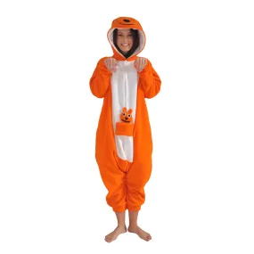 Kangaroo Onesie (orange/white)