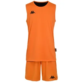 KAPPA4BASKET CAIROSI - SETS - Shorts / Tank - Man - ORANGE-BLACK