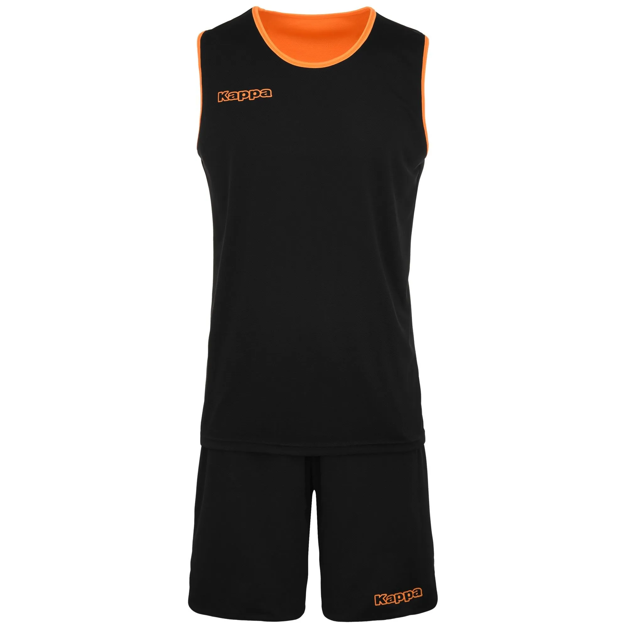 KAPPA4BASKET CAIROSI - SETS - Shorts / Tank - Man - ORANGE-BLACK