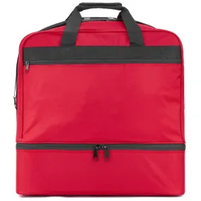 KAPPA4FOOTBALL HARDBASE - Bags - Hard Base Duffle - Unisex - RED CHINESE