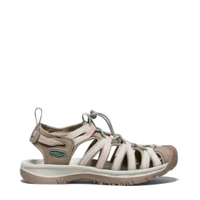 KEEN Women's Whisper Sandal in Taupe/Coral