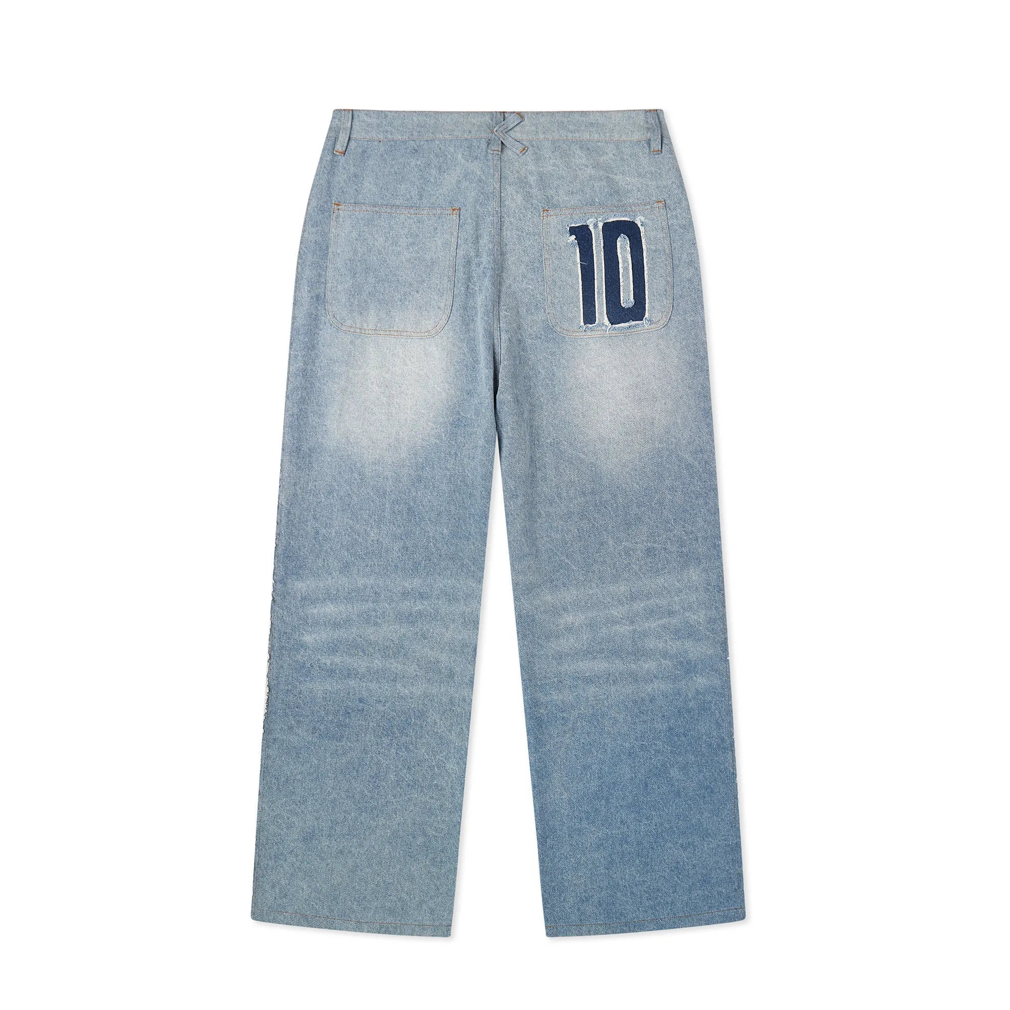 Kidsuper x Ronaldinho Mens Denim Jersey Stripe Jeans