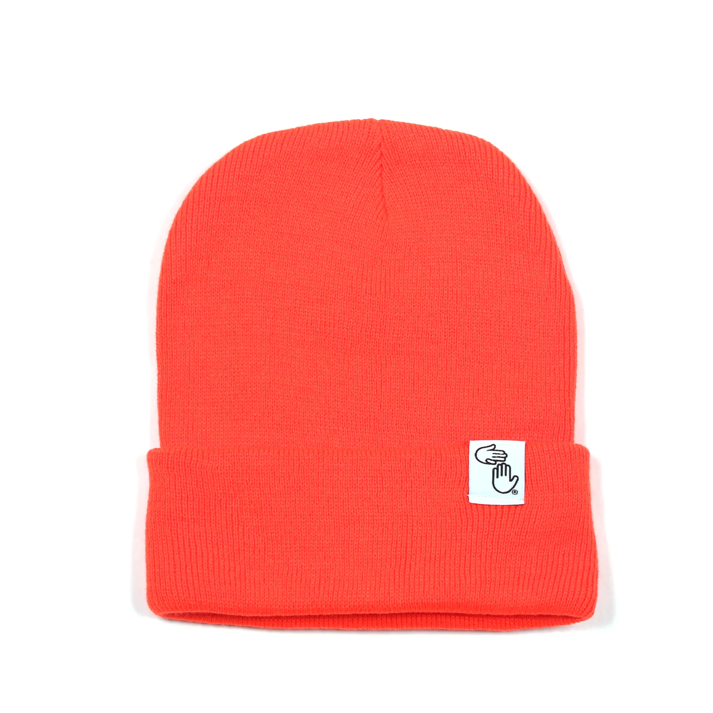 Knit Beanie (Blaze Orange)