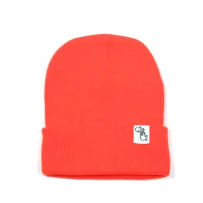 Knit Beanie (Blaze Orange)