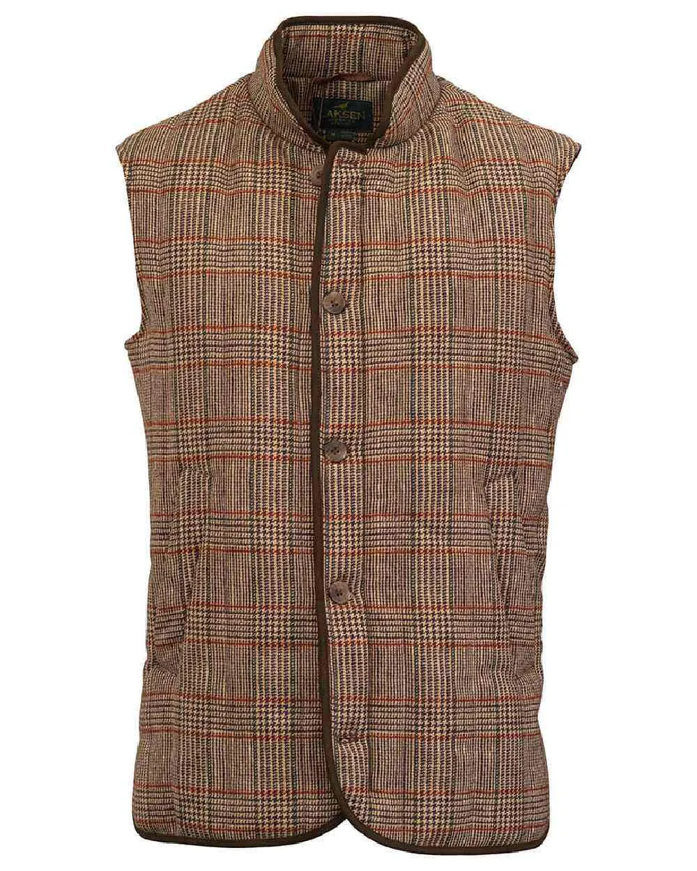 Laksen Cavendish Tweed Vertical Quilted Vest