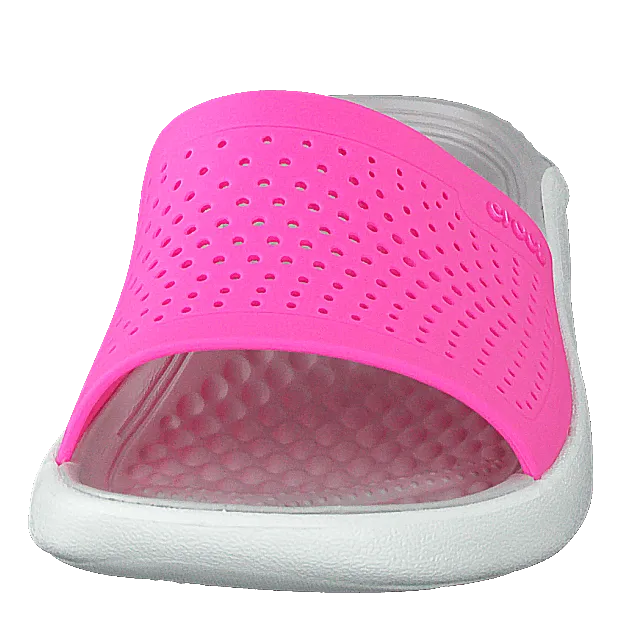 Literide Slide Electric Pink/almost White