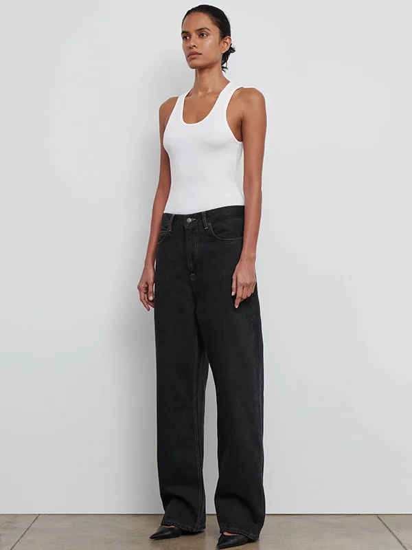 Low Rise Jean in Black