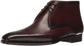 MAGNANNI MEN'S CAPRIO CHUKKA BOOT, MID BROWN, 12 M US