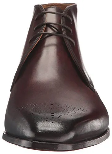 MAGNANNI MEN'S CAPRIO CHUKKA BOOT, MID BROWN, 12 M US