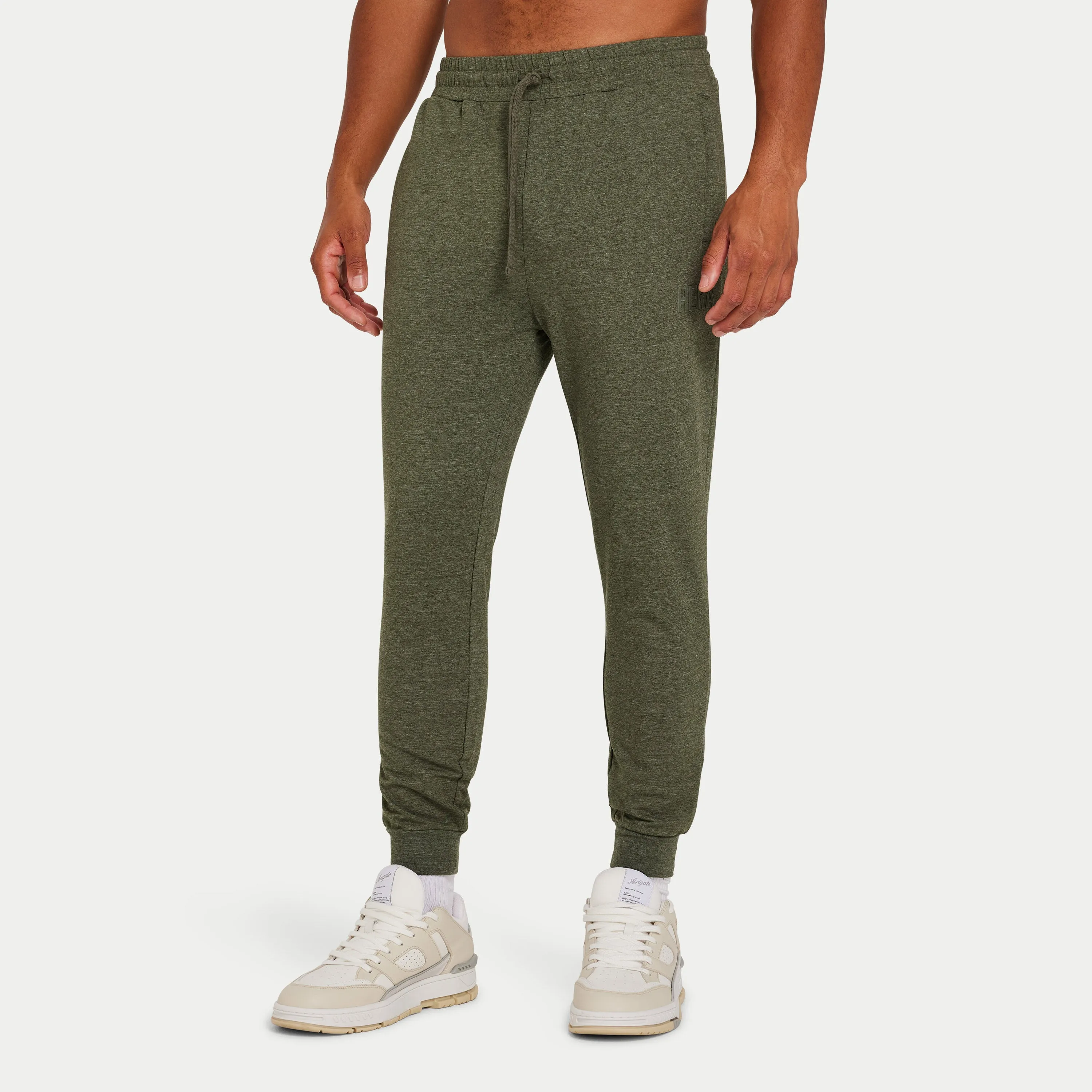 Mens Focus Tapered Sweatpant - Dark Khaki