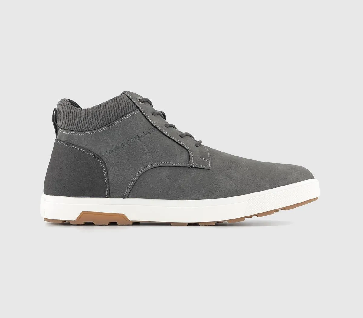 Mens Office Barnes Hybrid Chukka Boots Grey