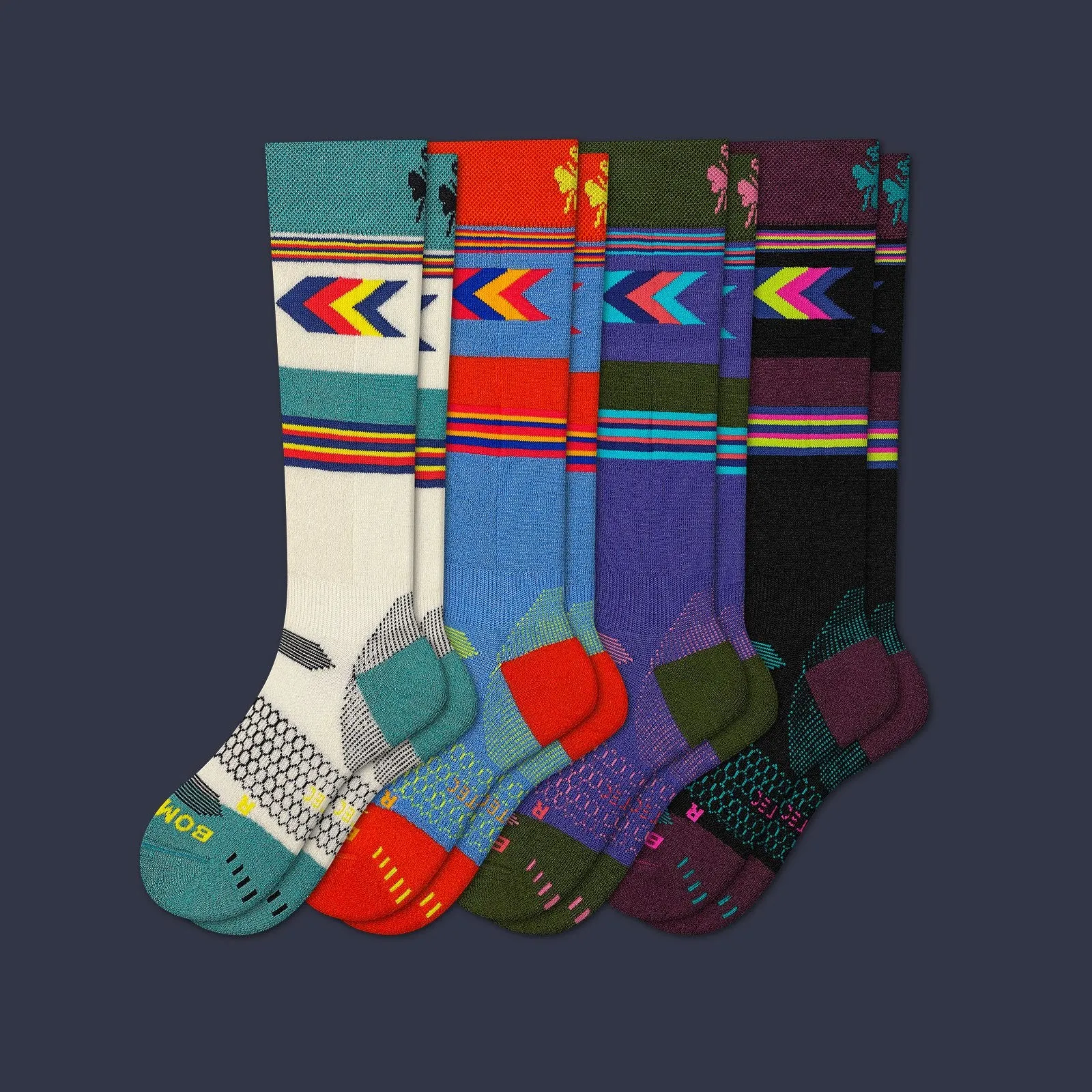 Men's Performance Ski & Snowboard Nordic Sock 4-Pack