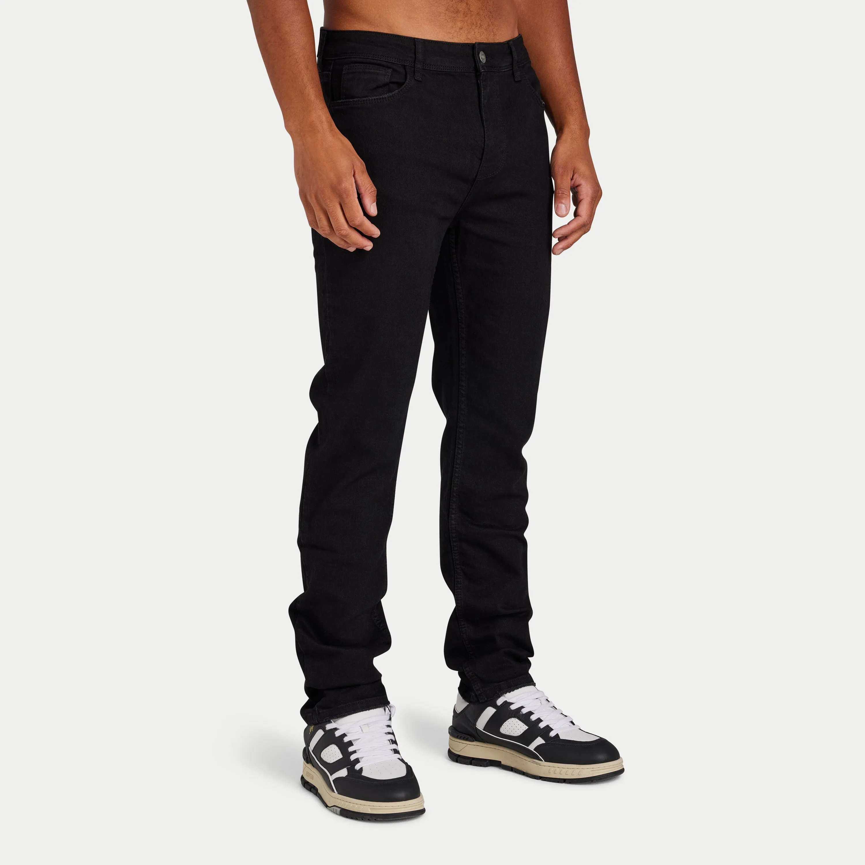 Mens Relaxed Denim Jean - Black