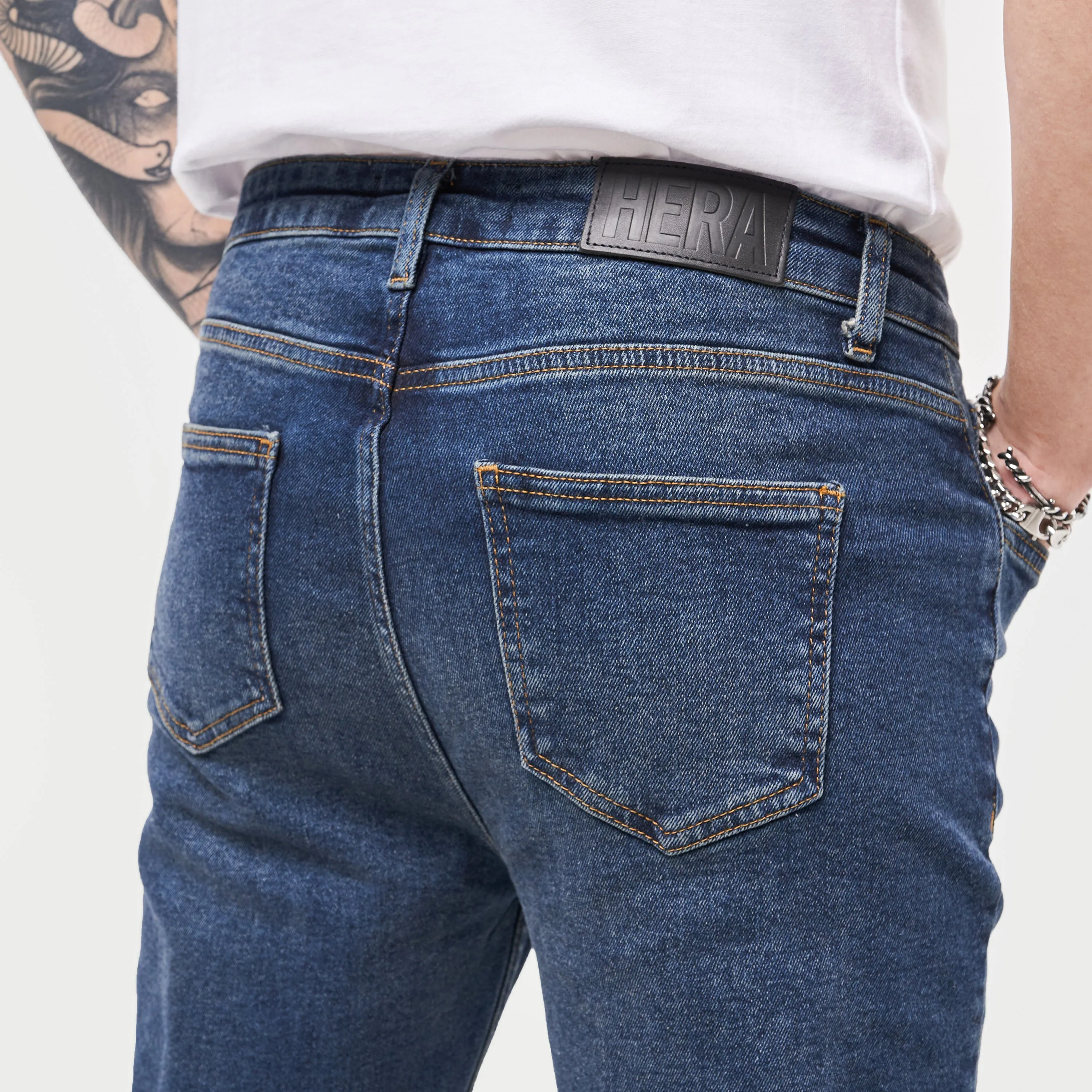 Mens Slim Fit Jean - Dark Blue