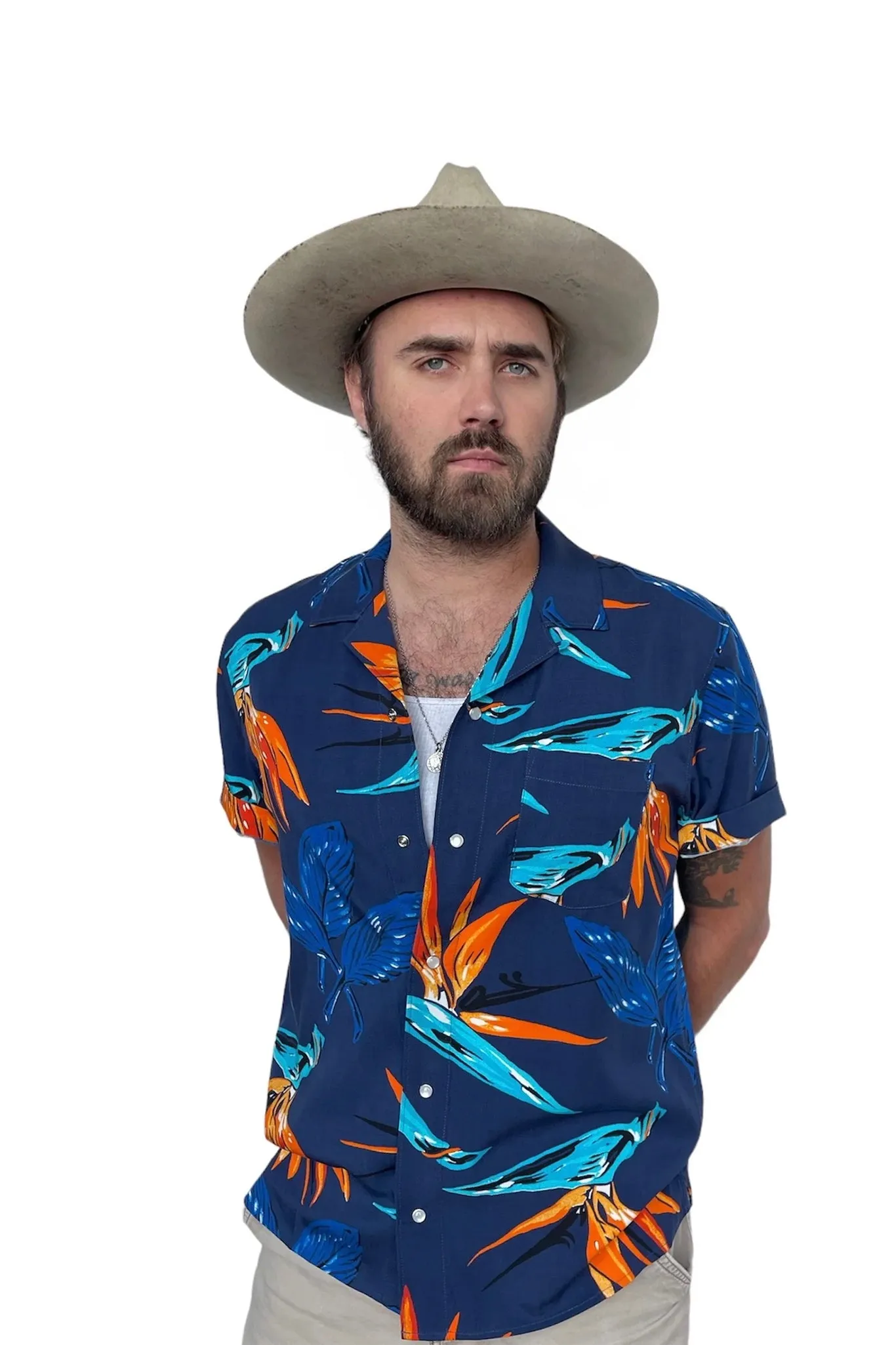 Miami Men's Shirt Blue Multi