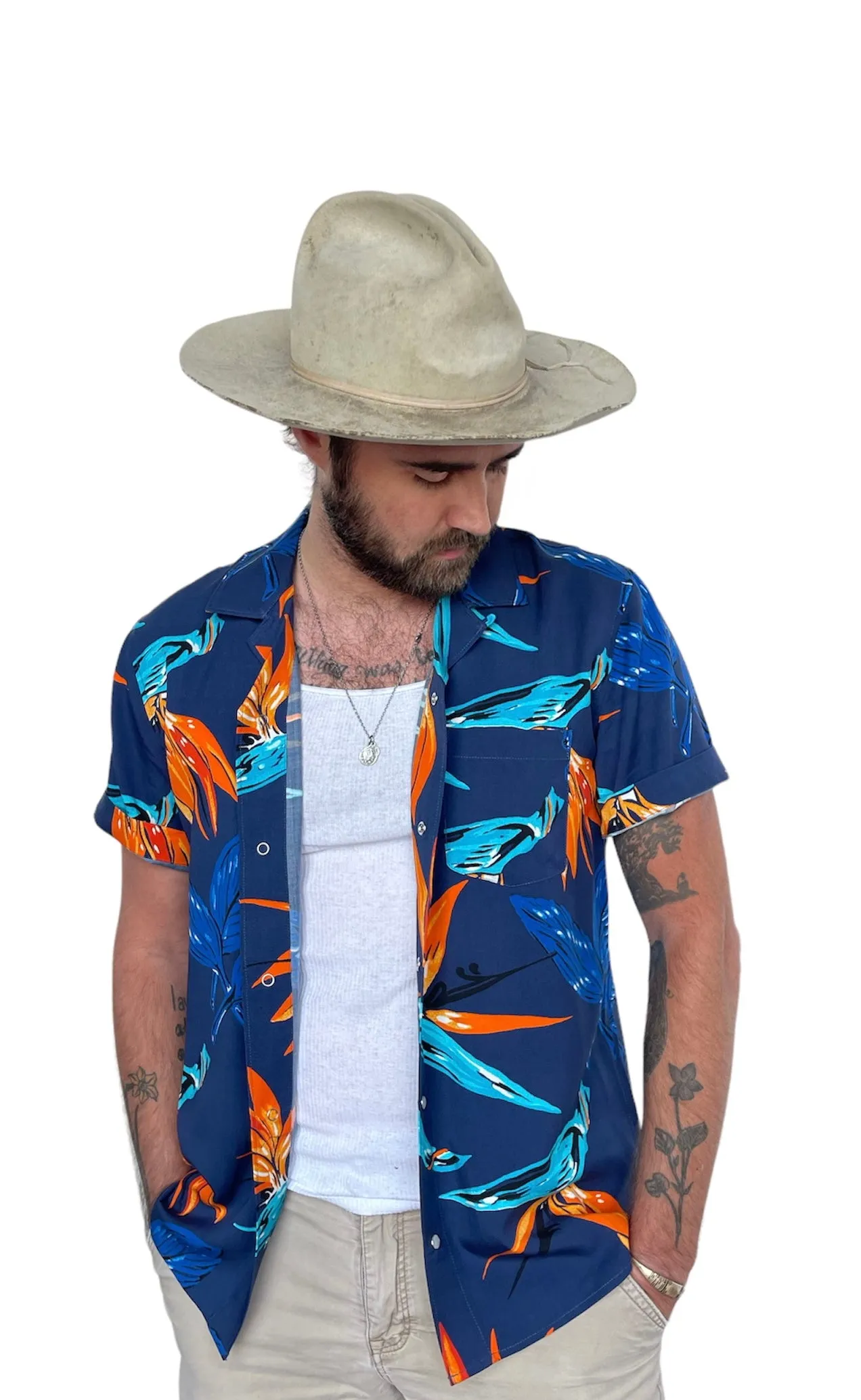 Miami Men's Shirt Blue Multi