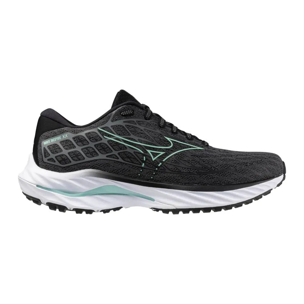 Mizuno Wave Inspire 20 (Womens) - Iron Gate/Dusty Jade/Black