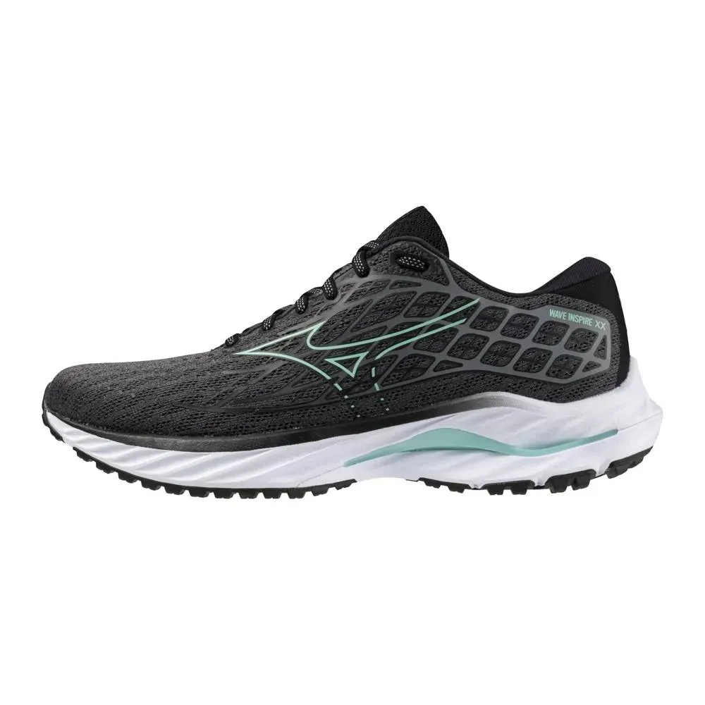 Mizuno Wave Inspire 20 (Womens) - Iron Gate/Dusty Jade/Black