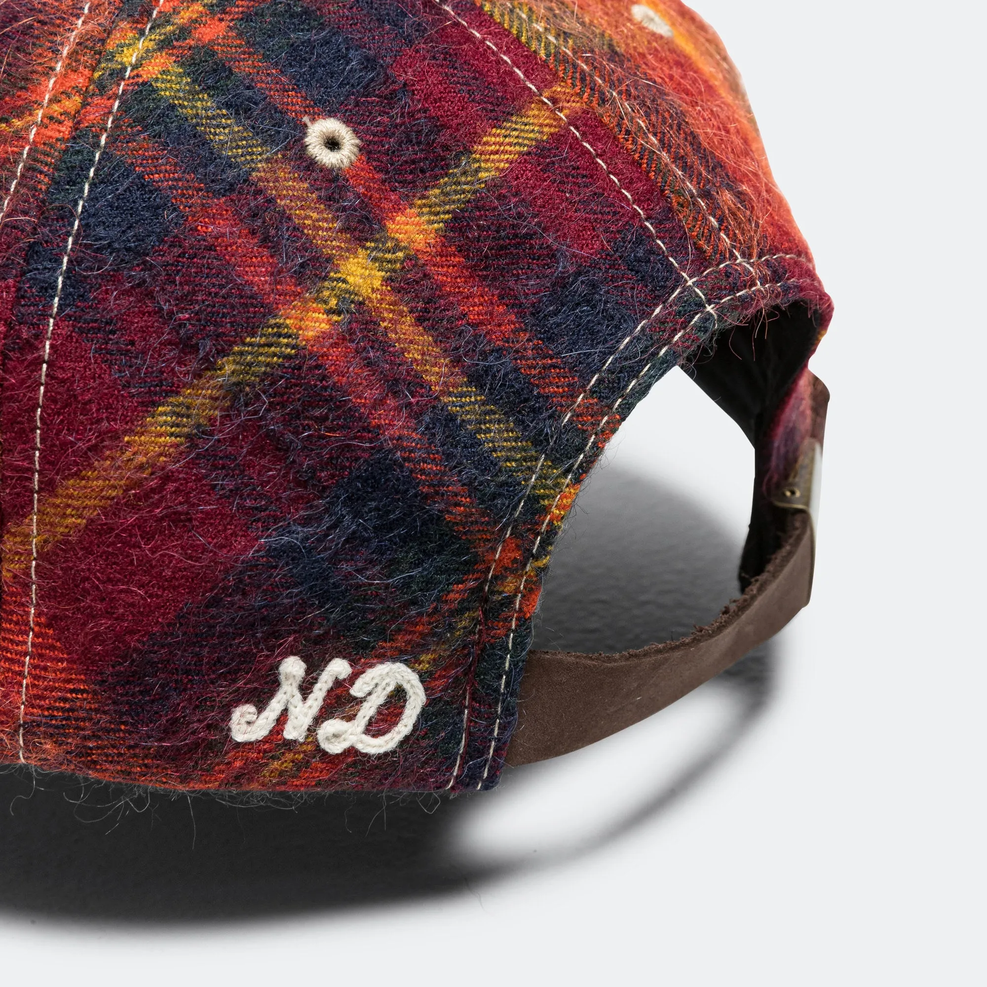 ND Chainstitch Cap - ND Madras Wool/Mohair