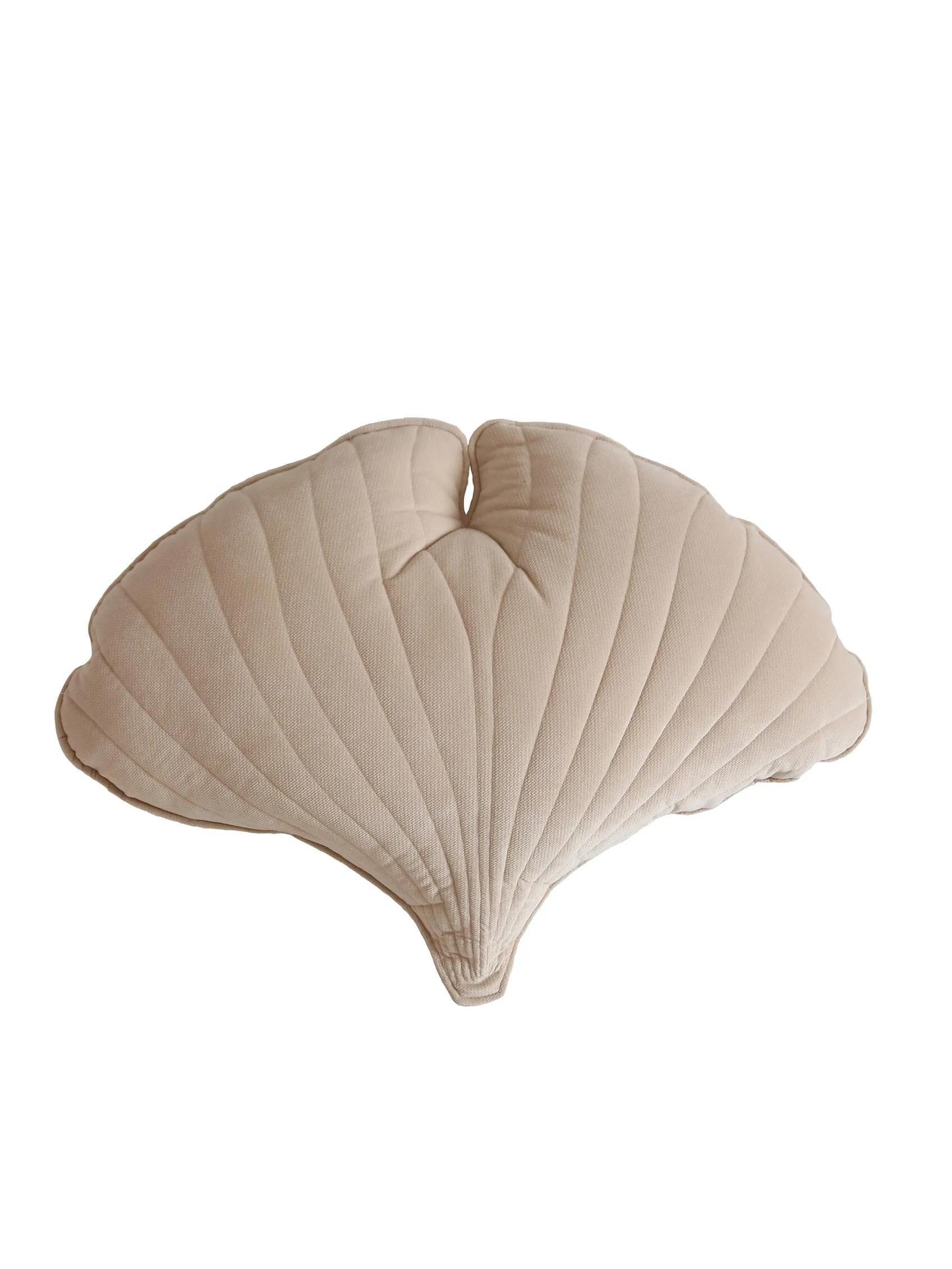 Presale - Velvet Cream Ginkgo Leaf Pillow