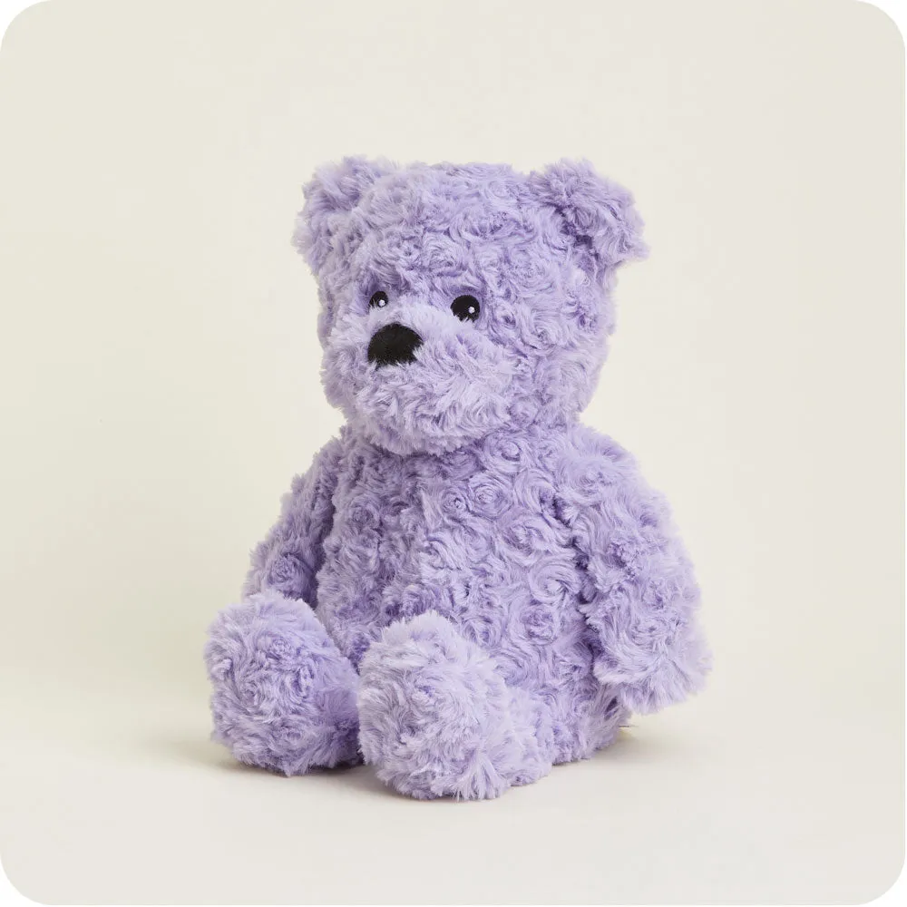 Purple Curly Bear Warmies