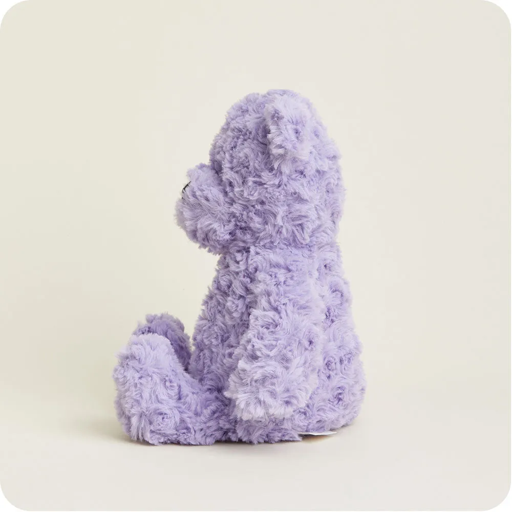 Purple Curly Bear Warmies