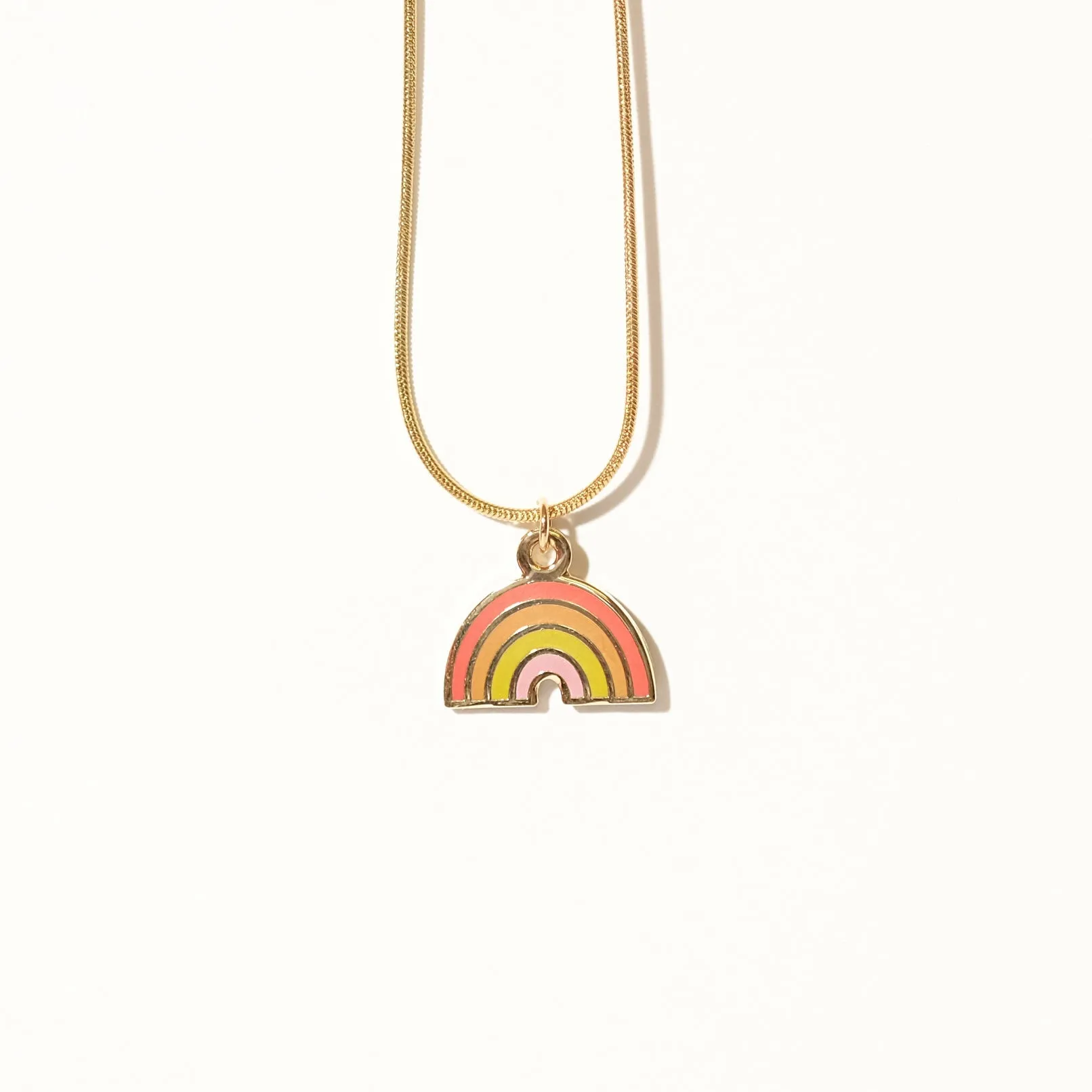 Rainbow Charm Necklace