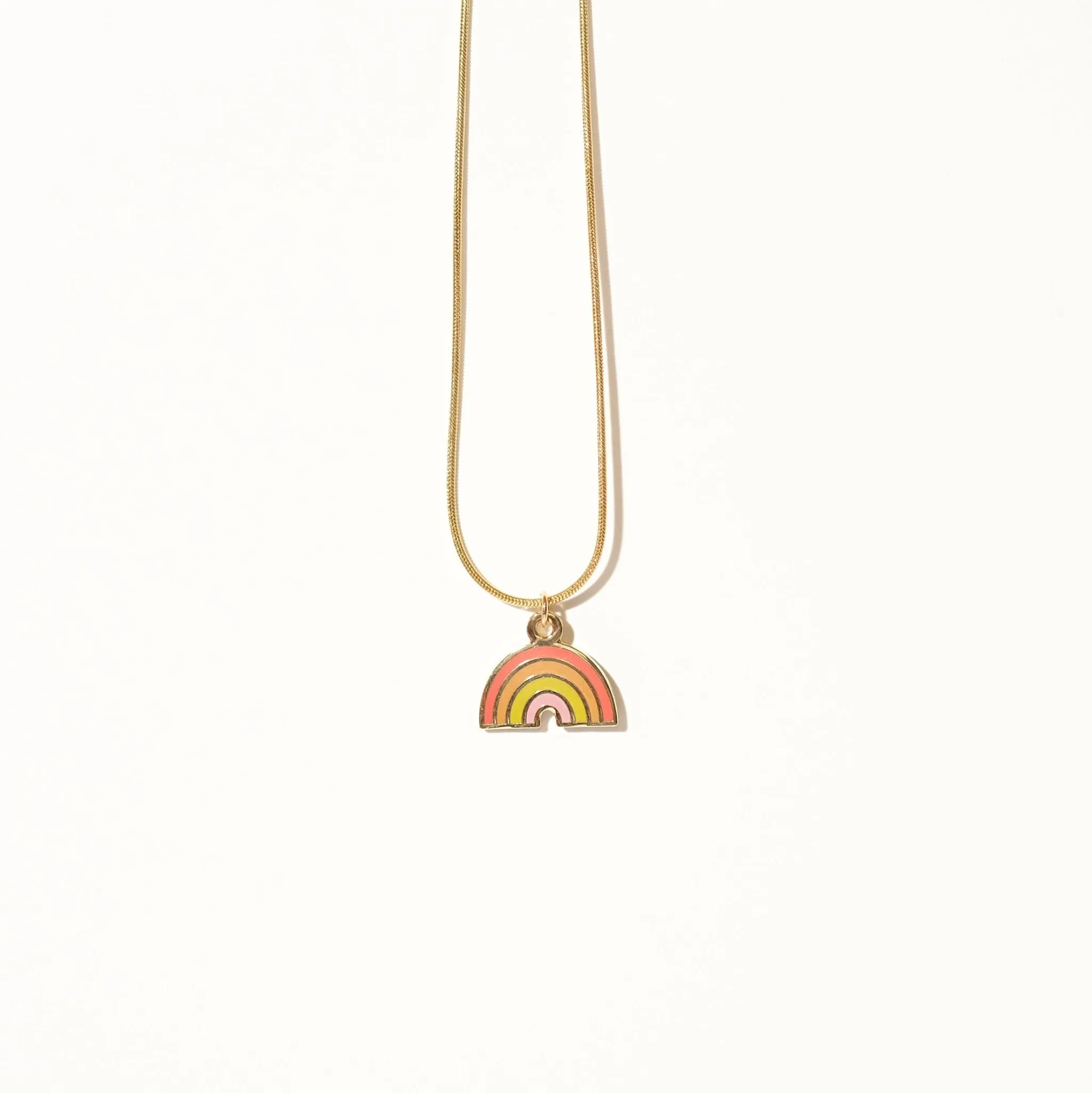 Rainbow Charm Necklace