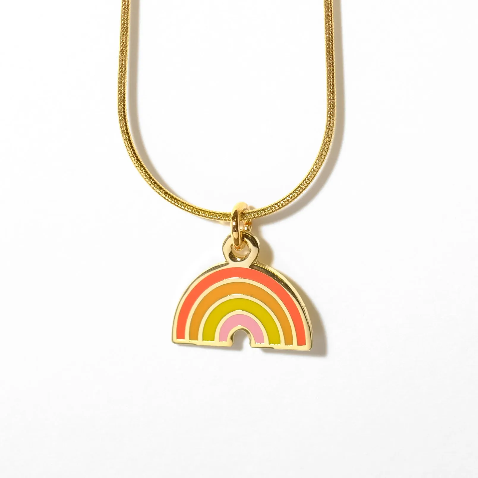 Rainbow Charm Necklace