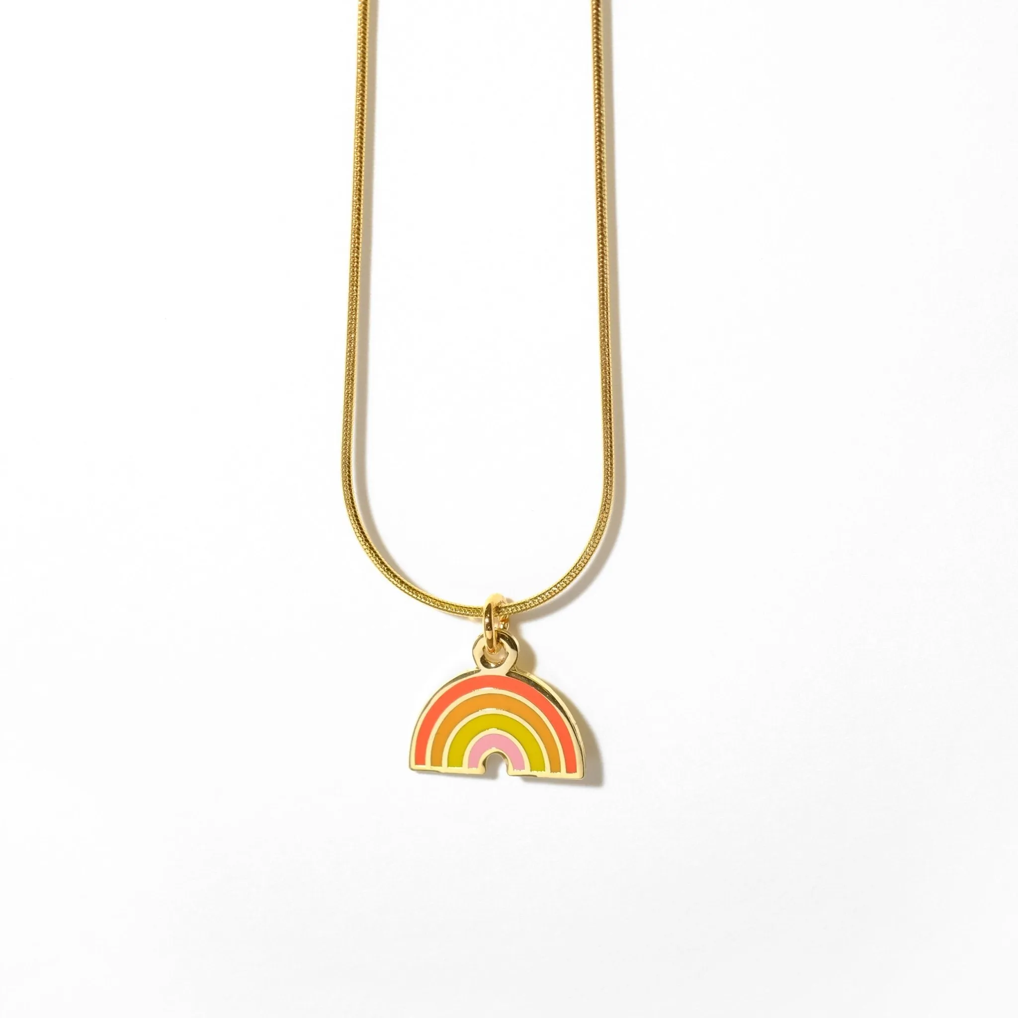 Rainbow Charm Necklace