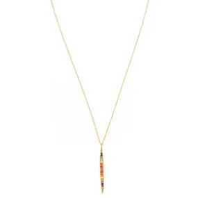 Rainbow Stick Necklace