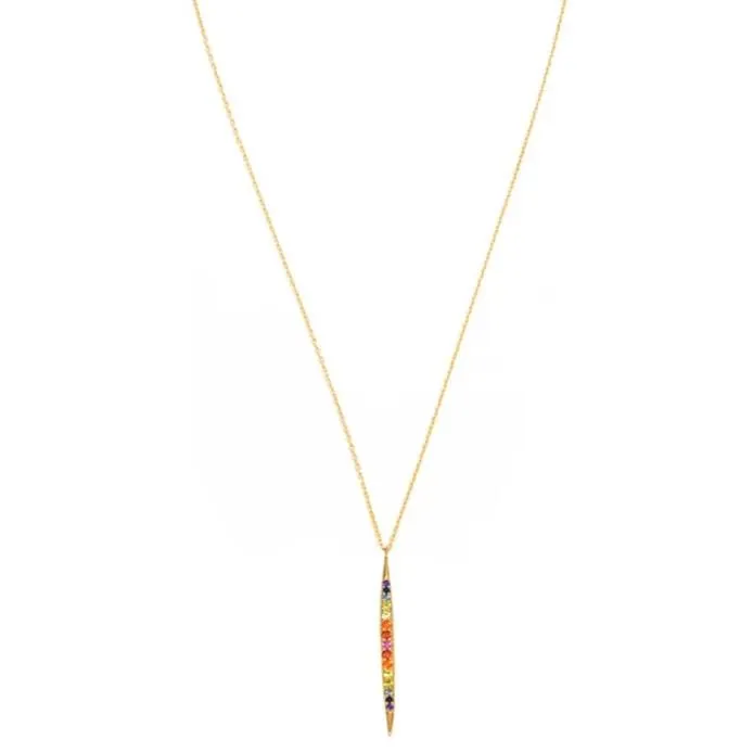 Rainbow Stick Necklace