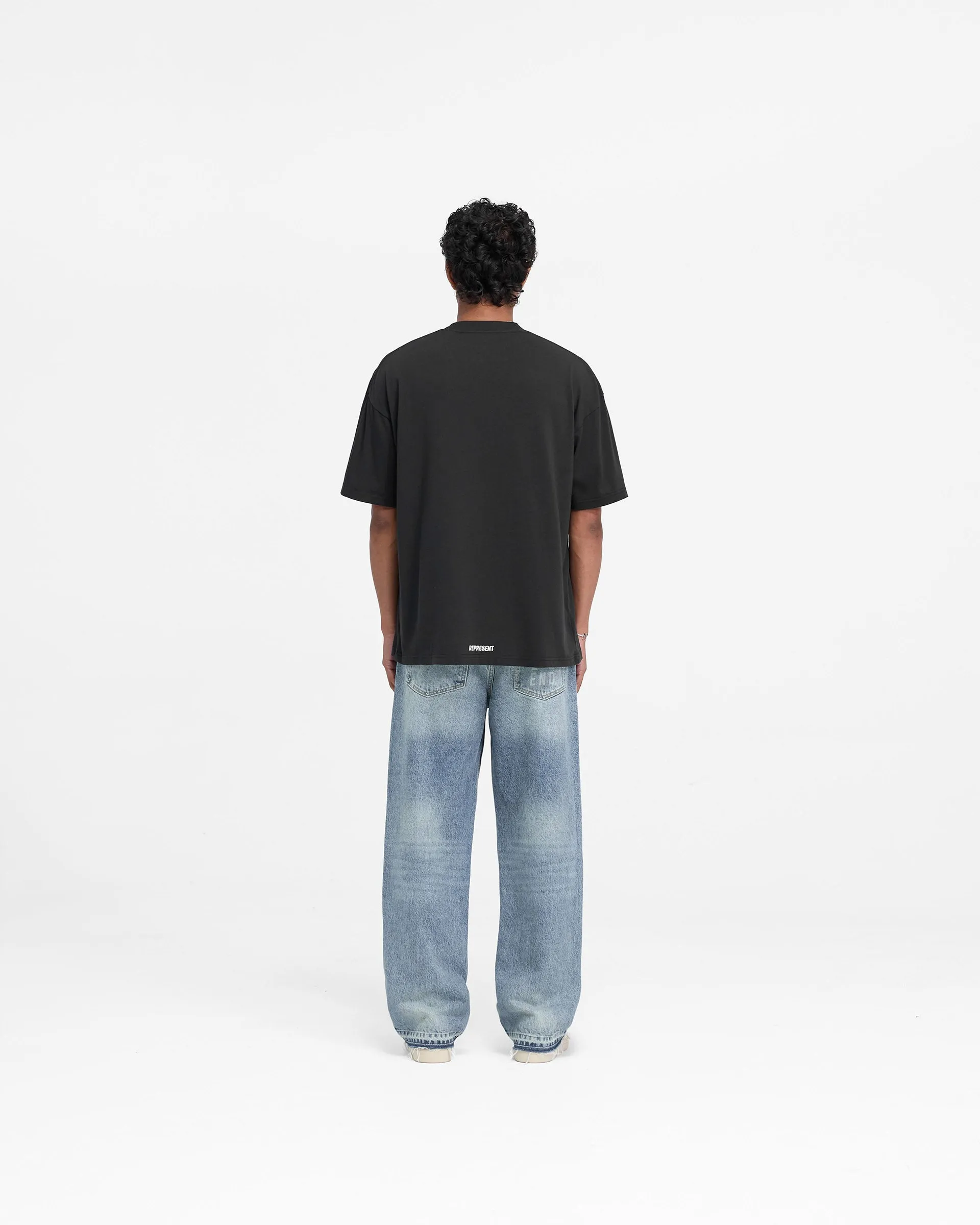 Represent X End R3 Baggy Destroyer Denim - Mechanical Blue