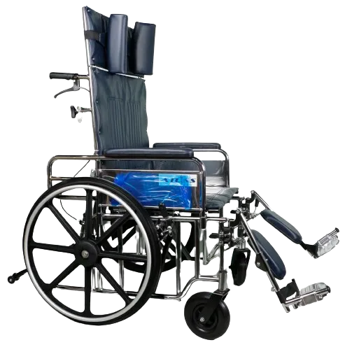 RW2411P 24" Deluxe Obese Reclining Wheelchair