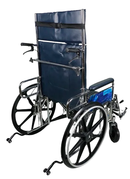 RW2411P 24" Deluxe Obese Reclining Wheelchair