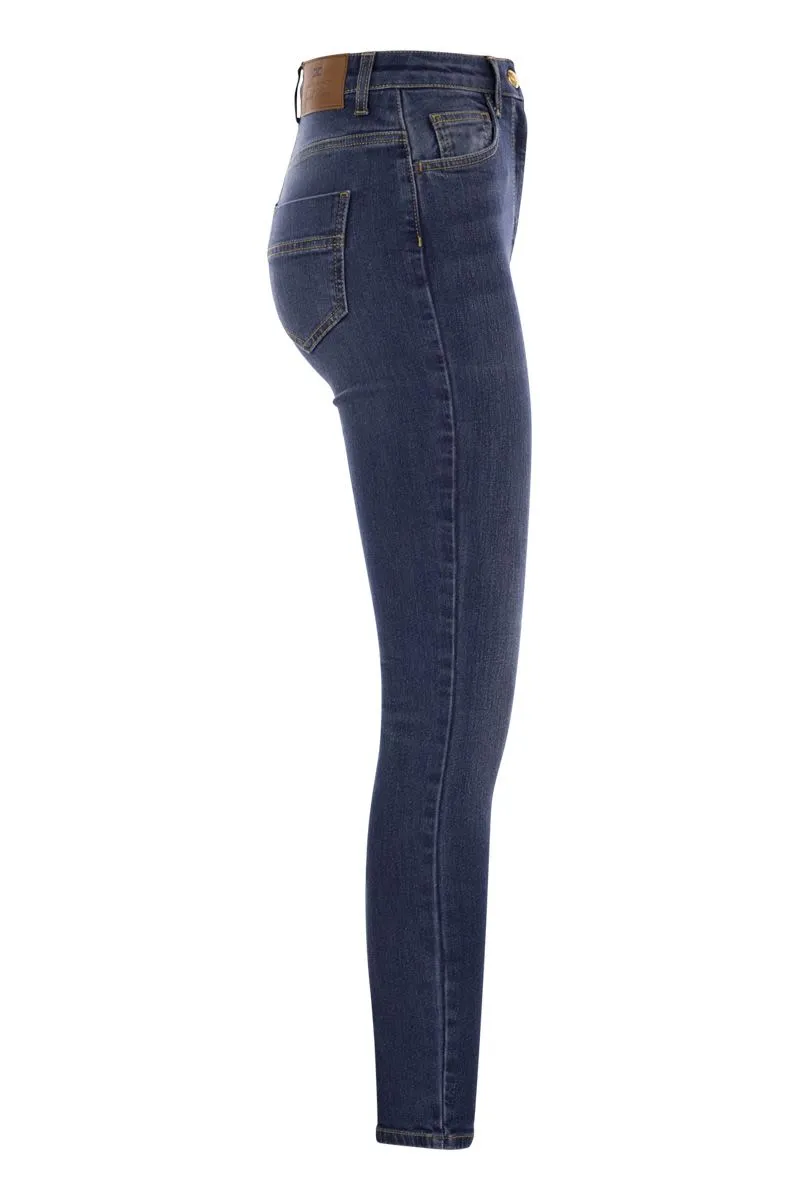 STRETCH COTTON SKINNY JEANS