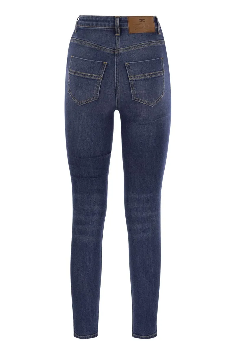 STRETCH COTTON SKINNY JEANS