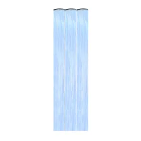 Sweet Summer Dreams Blue Glow In The Dark Hair Extension Clips 3 PK