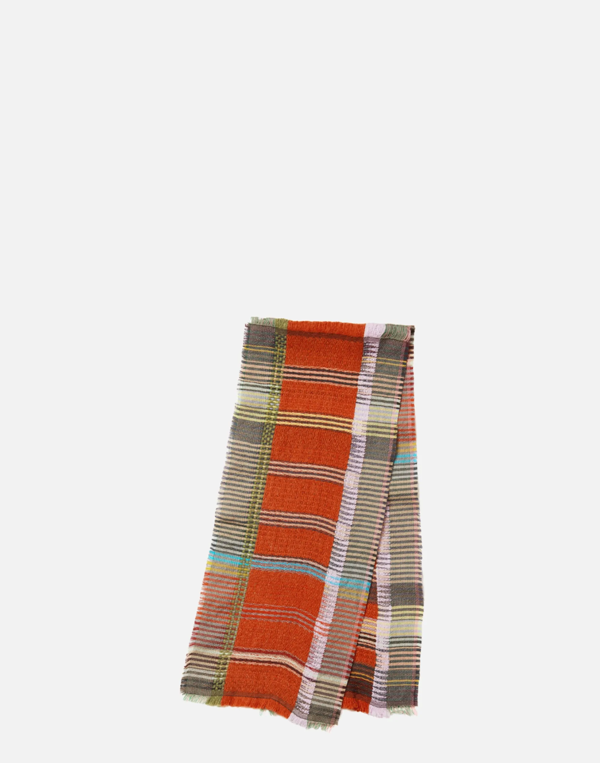 Tangerine Wool & Cashmere Tippet Scarf