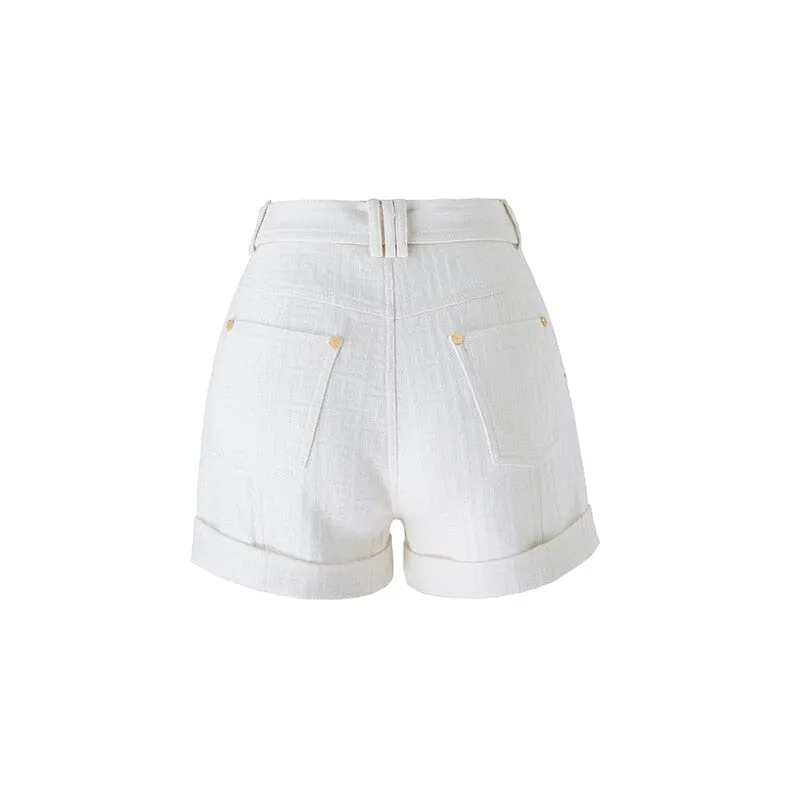 The Bey High-Waist Denim Shorts - Multiple Colors