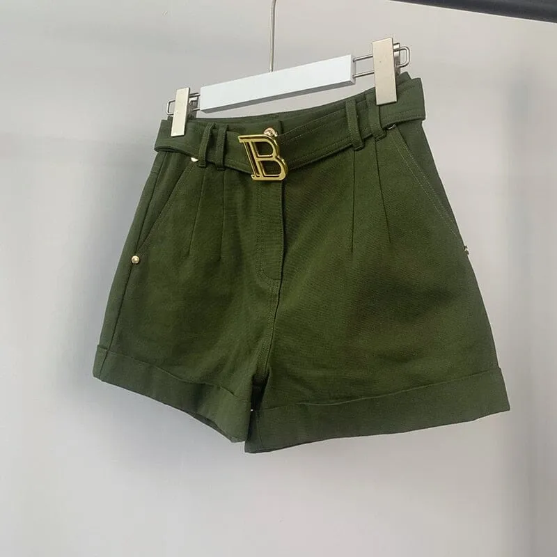 The Bey High-Waist Denim Shorts - Multiple Colors